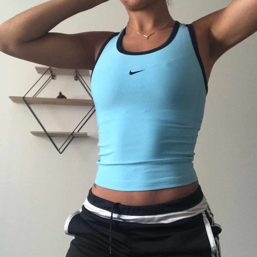 Vintage Nike sexy crop work out top